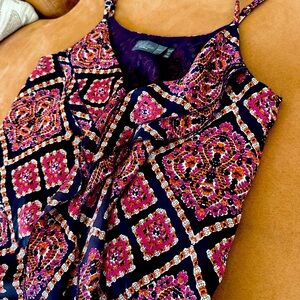 Printed Strapless blouse